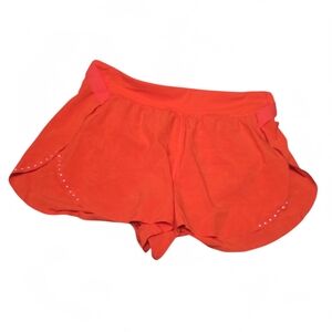 Women's Orange Athletic Shorts